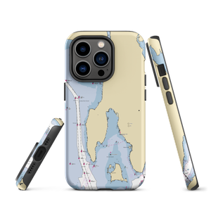 Bristol Yacht Club (Bristol, RI) NOAA Chart  Tough iPhone Case