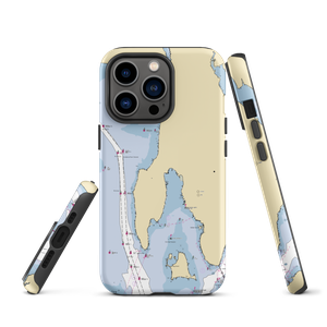 Bristol Yacht Club (Bristol, RI) NOAA Chart  Tough iPhone Case