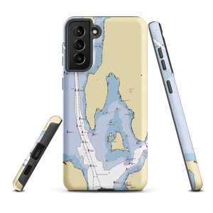 Thames Street Landing Public Dock / Bristol Harbor Inn (Bristol, RI) NOAA Chart Samsung Phone Case