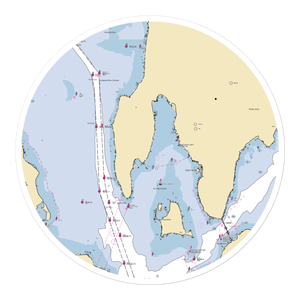 Thames Street Landing Public Dock / Bristol Harbor Inn (Bristol, RI) NOAA Chart Sticker