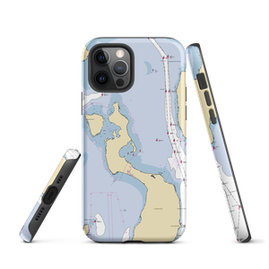 Potter's Cove Guest Moorings (Bristol, RI) NOAA Chart  Tough iPhone Case