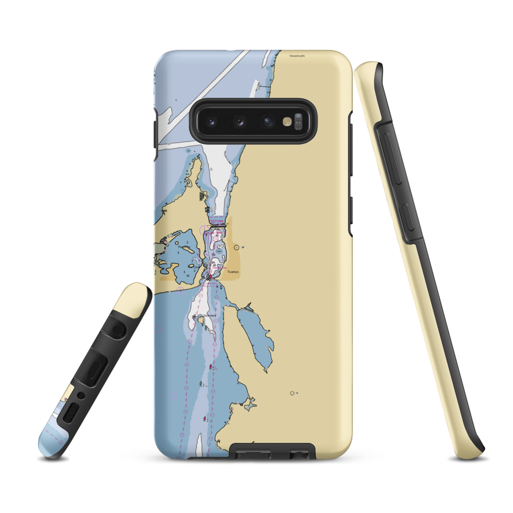 Riverside Marine Inc. (Tiverton, RI) NOAA Chart Samsung Phone Case Samsung Galaxy S10 Plus model shown