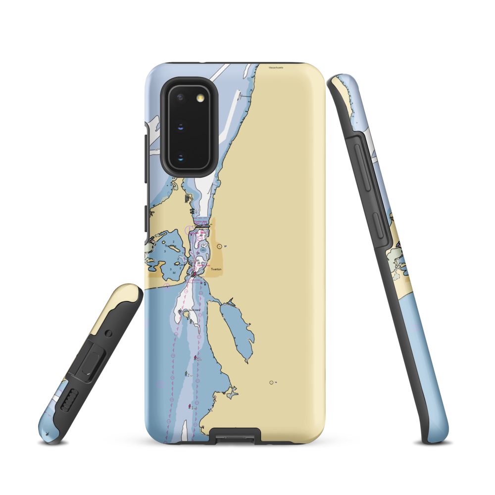 Riverside Marine Inc. (Tiverton, RI) NOAA Chart Samsung Phone Case Samsung Galaxy S20 model shown