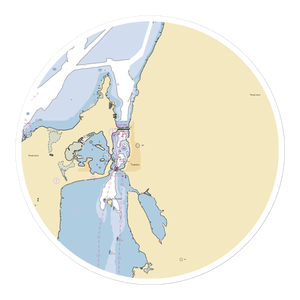 Riverside Marine Inc. (Tiverton, RI) NOAA Chart Sticker