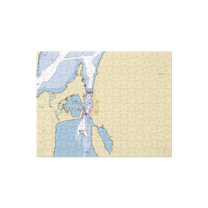 Quality Yacht Services (Tiverton, RI) NOAA Chart Jigsaw Puzzle