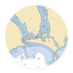 Club 380 (Westport Point, MA) NOAA Chart Sticker