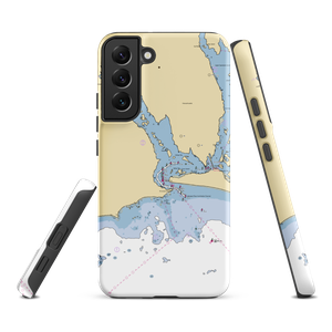 Spindle Rock Yacht Club (Westport Point, MA) NOAA Chart Samsung Phone Case