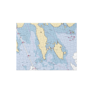 West Island Marina (Fairhaven, MA) NOAA Chart Jigsaw Puzzle