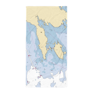 West Island Marina (Fairhaven, MA) NOAA Chart Towel