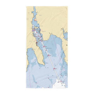 Cisco Brewers New Bedford (New Bedford, MA) NOAA Chart Towel