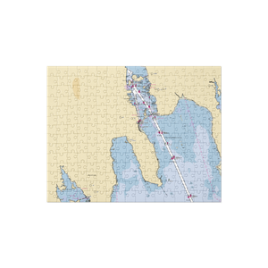 Bayline Inc. Boatyard & Transport (New Bedford, MA) NOAA Chart Jigsaw Puzzle