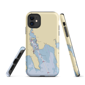 Fairhaven Shipyard & Marina (New Bedford, MA) NOAA Chart  Tough iPhone Case