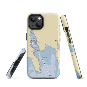 Fairhaven Shipyard & Marina (New Bedford, MA) NOAA Chart  Tough iPhone Case