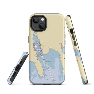 Fairhaven Shipyard & Marina (New Bedford, MA) NOAA Chart  Tough iPhone Case