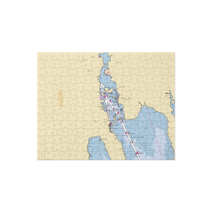 Homers Wharf (New Bedford, MA) NOAA Chart Jigsaw Puzzle