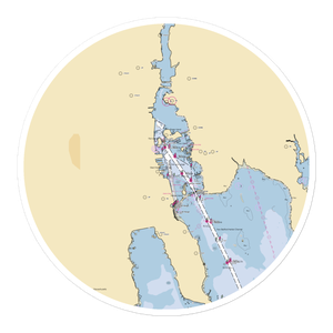 Whaling City Moorings (New Bedford, MA) NOAA Chart Sticker