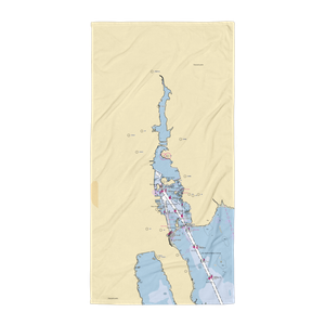 Whaling City Marina (New Bedford, MA) NOAA Chart Towel