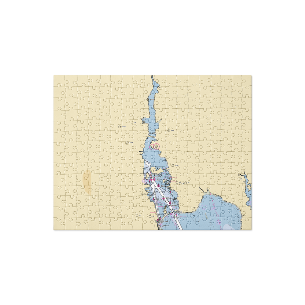 Breakwater Marinas (New Bedford, MA) NOAA Chart Jigsaw Puzzle 