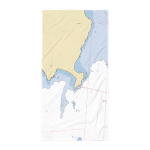 Town of Middletown Harbormaster (Middletown, RI) NOAA Chart Towel