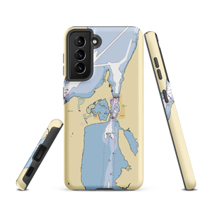 Rivers Edge Marina (Tiverton, RI) NOAA Chart Samsung Phone Case