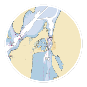 Rivers Edge Marina (Tiverton, RI) NOAA Chart Sticker