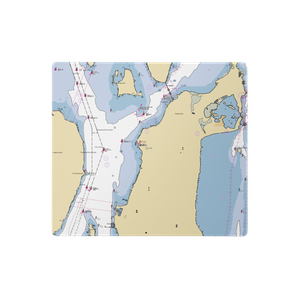 Carnegie Abbey Yacht Club (Portsmouth, RI) NOAA Chart  Gaming Mouse Pad