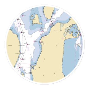 Carnegie Abbey Yacht Club (Portsmouth, RI) NOAA Chart Sticker