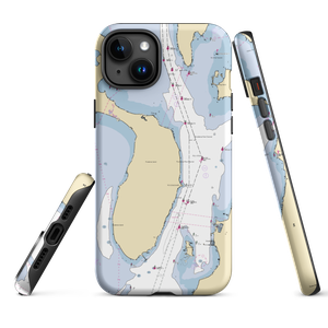 Prudence Ferry Dock (Portsmouth, RI) NOAA Chart  Tough iPhone Case