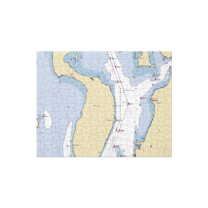 Prudence Ferry Dock (Portsmouth, RI) NOAA Chart Jigsaw Puzzle