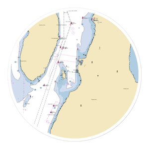 Safe Harbor New England Boatworks (Portsmouth, RI) NOAA Chart Sticker