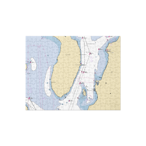 Prudence Town Landing North (Portsmouth, RI) NOAA Chart Jigsaw Puzzle