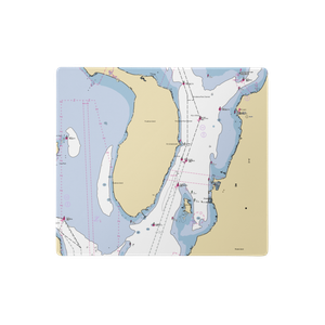 Prudence Town Landing North (Portsmouth, RI) NOAA Chart  Gaming Mouse Pad