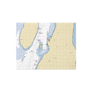 Hunt Yachts/Hunt Marine Services (Portsmouth, RI) NOAA Chart Jigsaw Puzzle