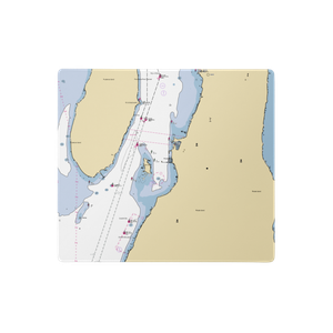 Alden Yachts (Portsmouth, RI) NOAA Chart  Gaming Mouse Pad