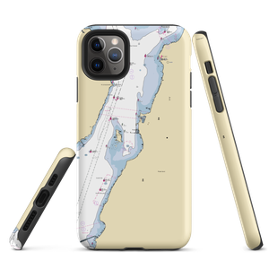 Hinckley Yacht Services - Portsmouth (Portsmouth, RI) NOAA Chart  Tough iPhone Case