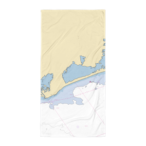 Ninigret Landing Marina (Ashaway, RI) NOAA Chart Towel