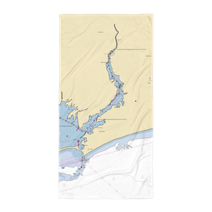 Grays Boatyard, Inc. (Stonington, CT) NOAA Chart Towel