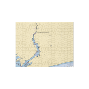 Westerly Yacht Club (Bradford, RI) NOAA Chart Jigsaw Puzzle