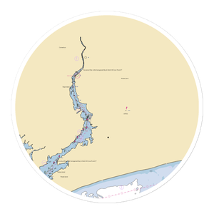 Westerly Yacht Club (Bradford, RI) NOAA Chart Sticker