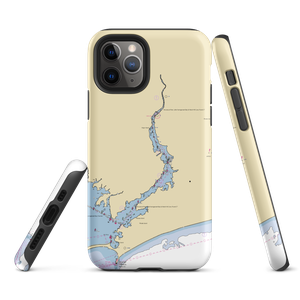 Stonington River Dockominiums (Bradford, RI) NOAA Chart  Tough iPhone Case