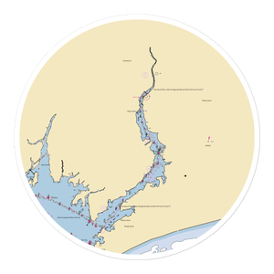 Stonington River Dockominiums (Bradford, RI) NOAA Chart Sticker