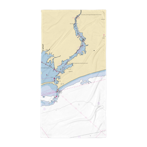 Westerly Harbormaster (Stonington, CT) NOAA Chart Towel