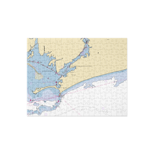 Watch Hill Boat Yard (Stonington, CT) NOAA Chart Jigsaw Puzzle