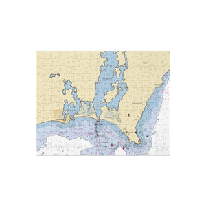 Jim's Dock, Inc (Narragansett, RI) NOAA Chart Jigsaw Puzzle