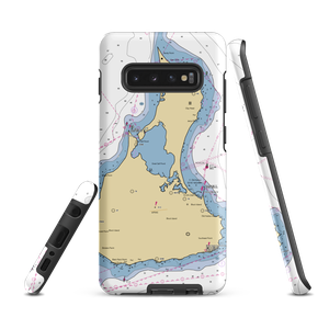 Town of New Shoreham (Block Island, RI) NOAA Chart Samsung Phone Case