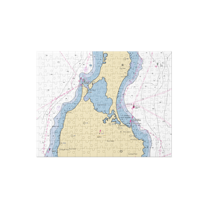 Town of New Shoreham (Block Island, RI) NOAA Chart Jigsaw Puzzle