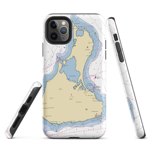 Twin Maples Bait & Tackle (Block Island, RI) NOAA Chart  Tough iPhone Case