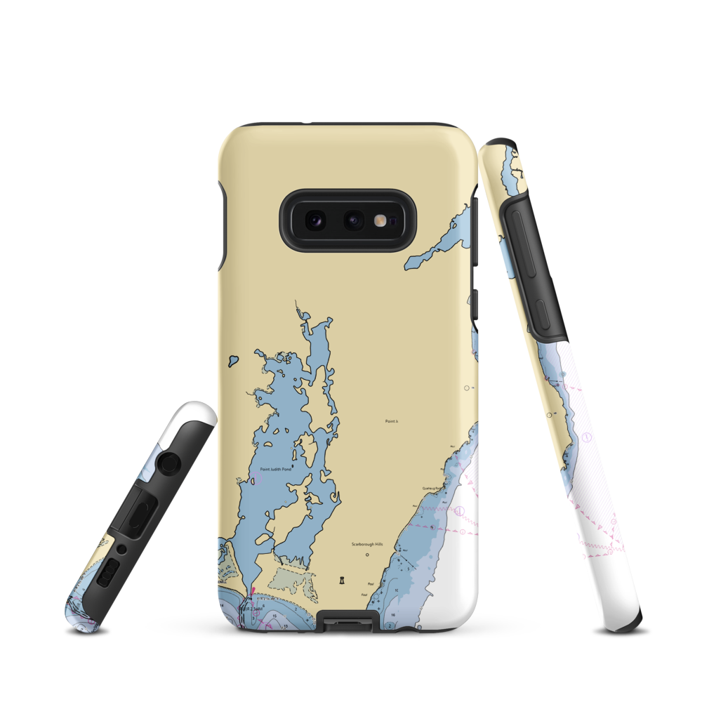 Long Cove Marina and Campground (Narragansett, RI) NOAA Chart Samsung Phone Case Samsung Galaxy S10e model shown