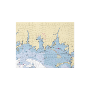 Stonington Harbor Yacht Club (Stonington, CT) NOAA Chart Jigsaw Puzzle