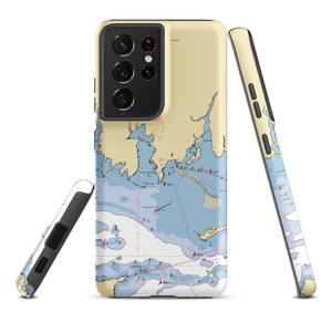 Harboredge Dockominium (Stonington, CT) NOAA Chart Samsung Phone Case